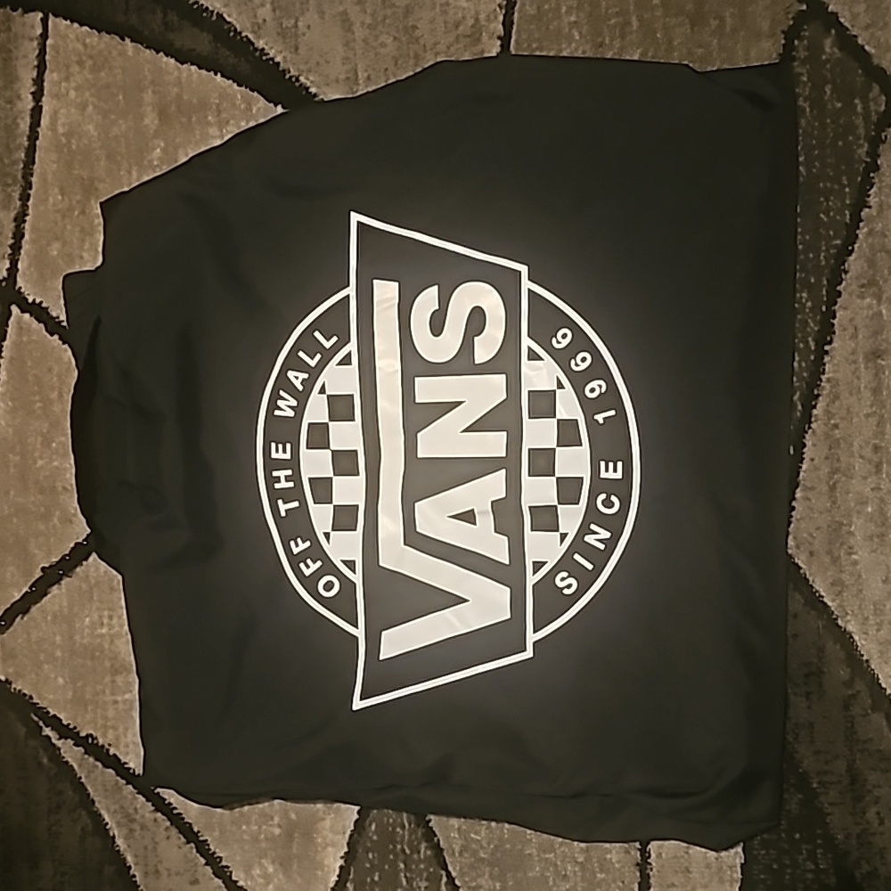 Men's L Black Van's coat